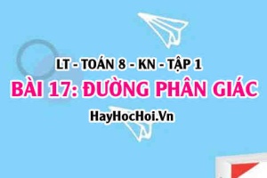 Tính chất đường phân giác trong tam giác là gì? ví dụ? Toán 8 bài 17 [b17c4kn1]